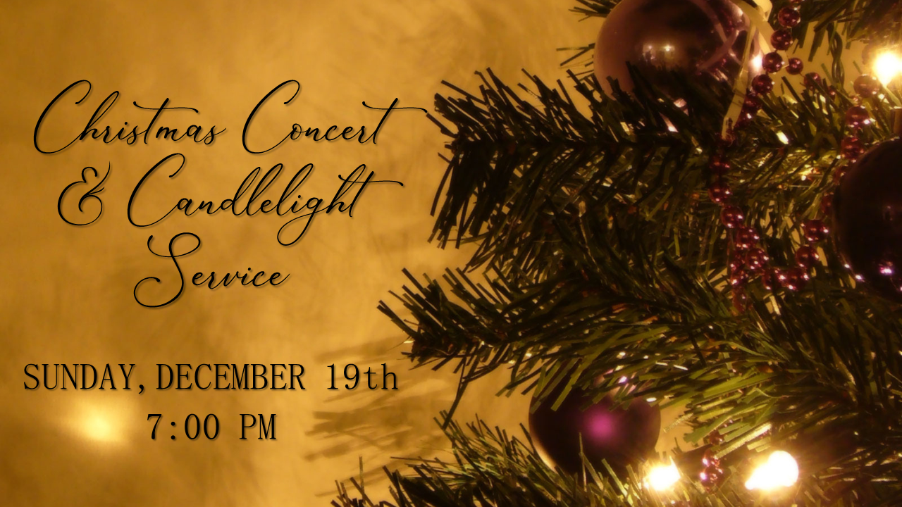 Christmas Concert & Candlelight Service @ Sanctuary