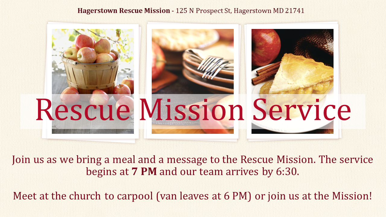 Rescue Mission Service @ Hagerstown Rescue Mission